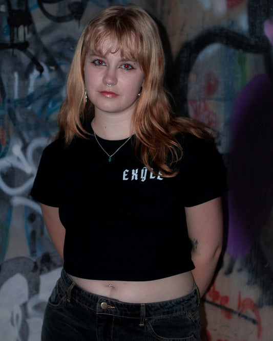 EXŶLE “Sword” Crop Tee